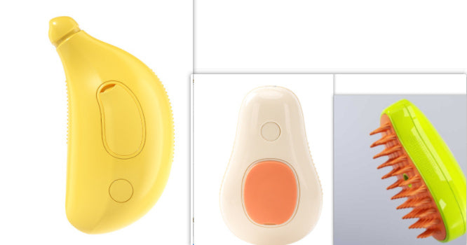 3-in-1 Steam Cat Brush & Dog Grooming Comb
