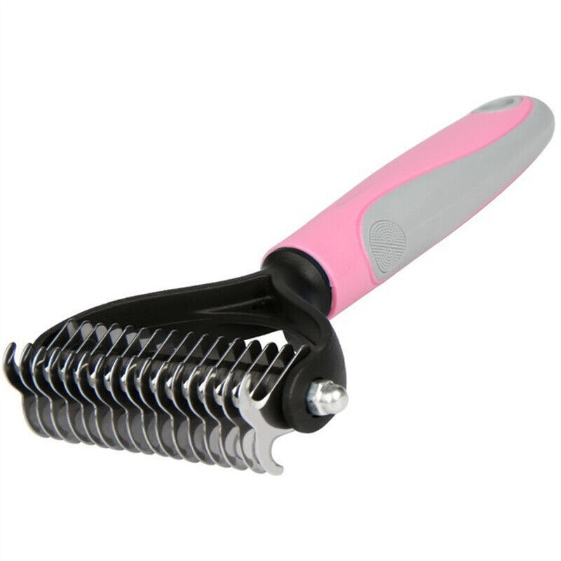 Dual-Sided Dematting Brush for Dogs & Cats