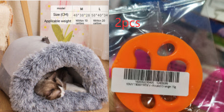 Cozy semi-enclosed pet nest, soft, private, stylish, and easy-to-clean